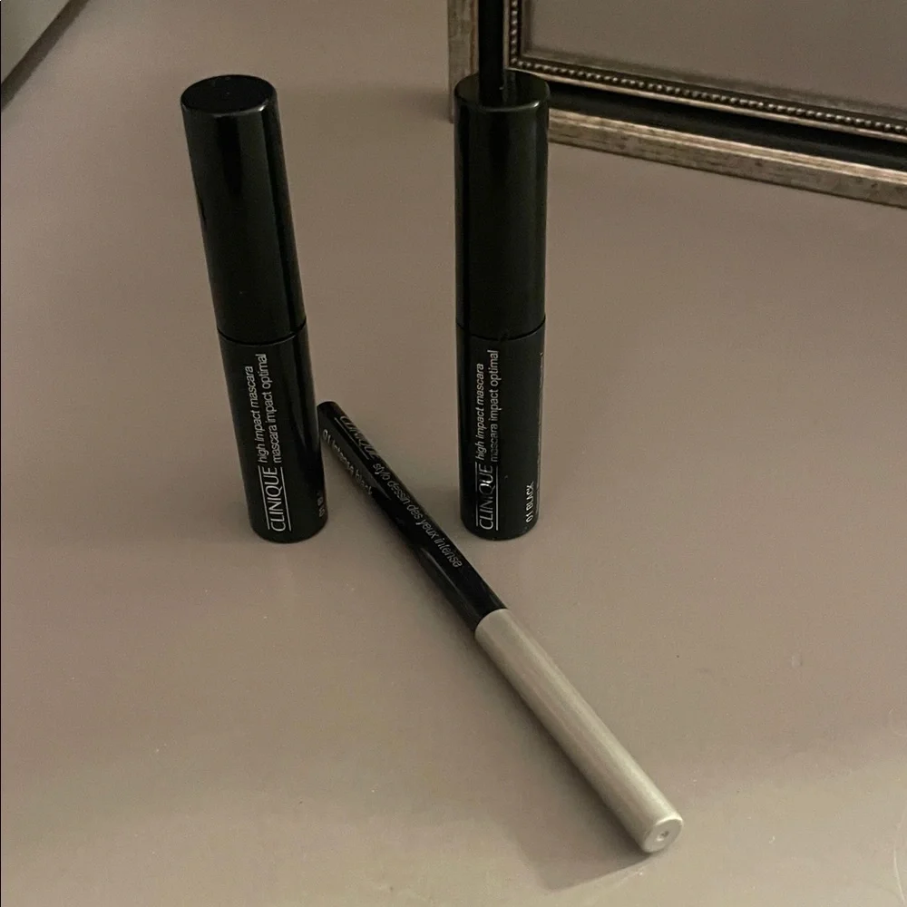 New Clinique Black Mascara and Eyeliner Bundle
